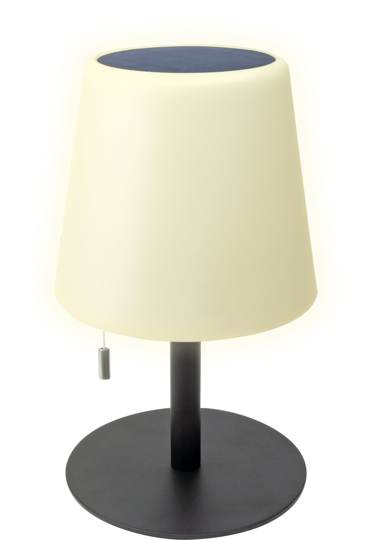 Solar Tischleuchte mit Zugschalter