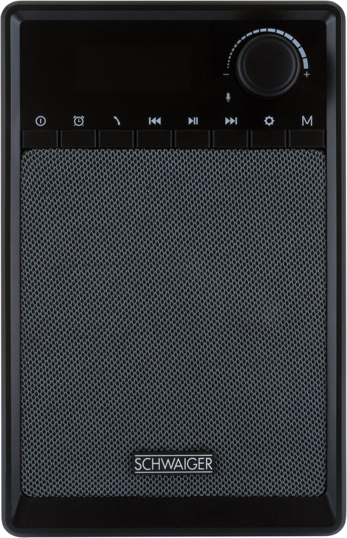 Clock radio via FM (analogue) and AUX-IN