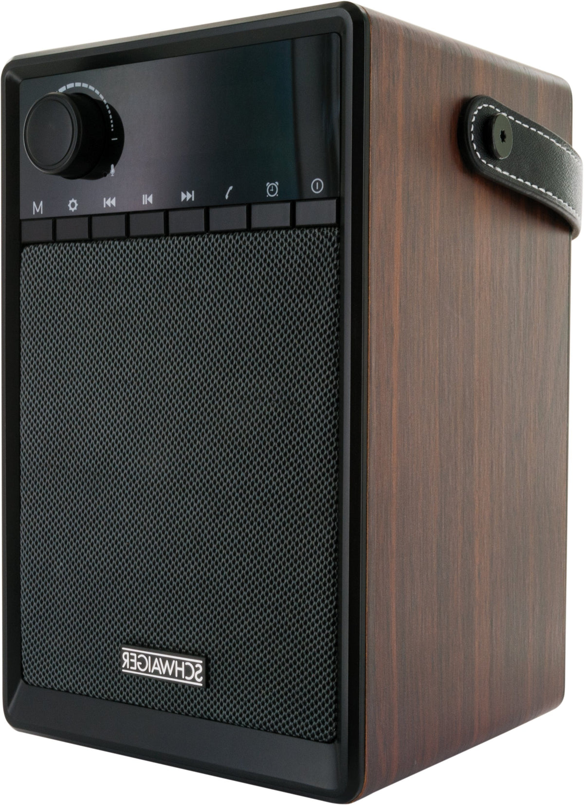 Clock radio via FM (analogue) and AUX-IN