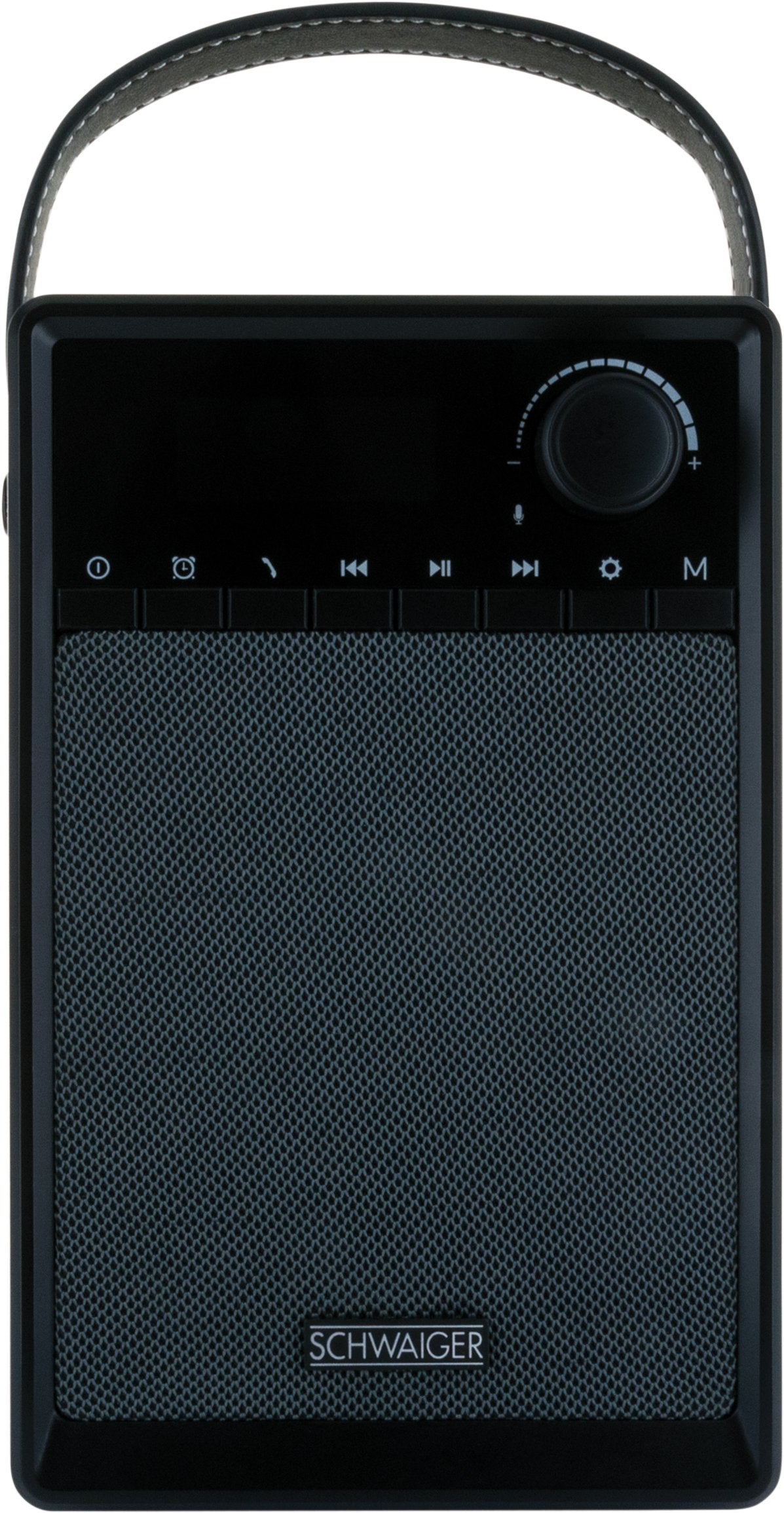 Clock radio via FM (analogue) and AUX-IN