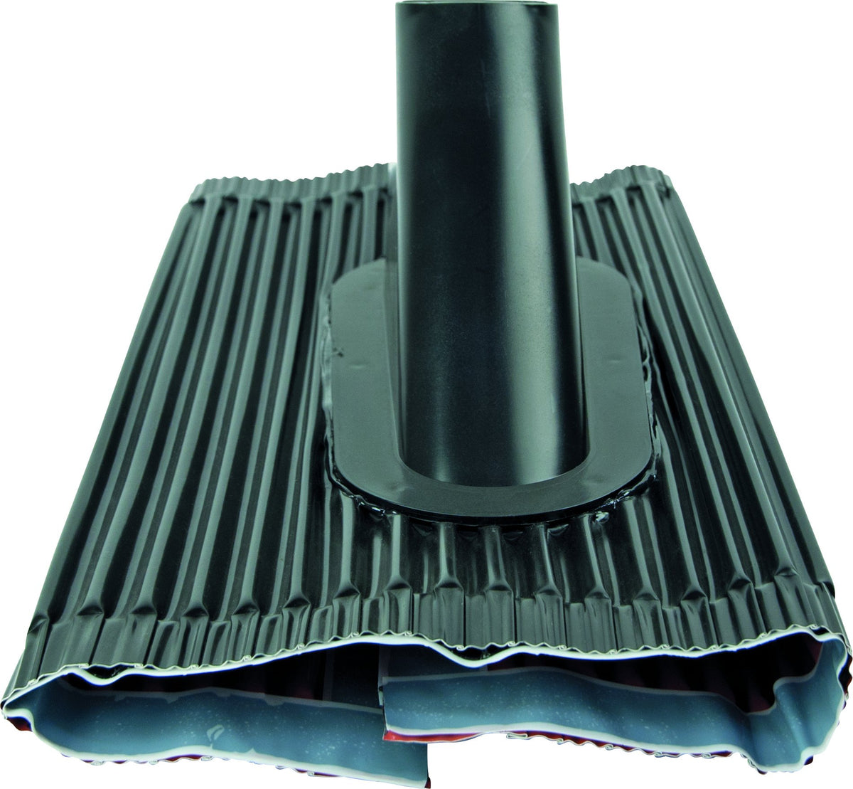 Dachhaube Aluminium Schwarz/Ziegelrot
