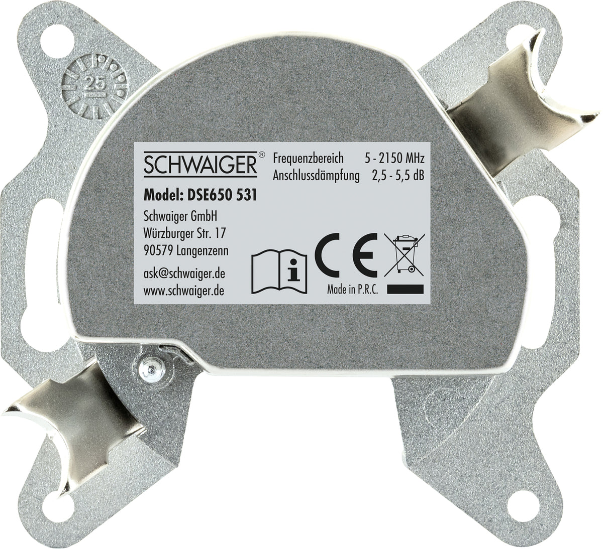 End-/Stichleitungsdose 2,5 dB
