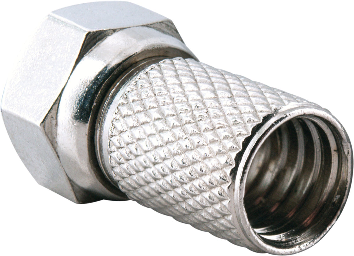 F twist-on connector set of 4 (Ø 7.3 mm)