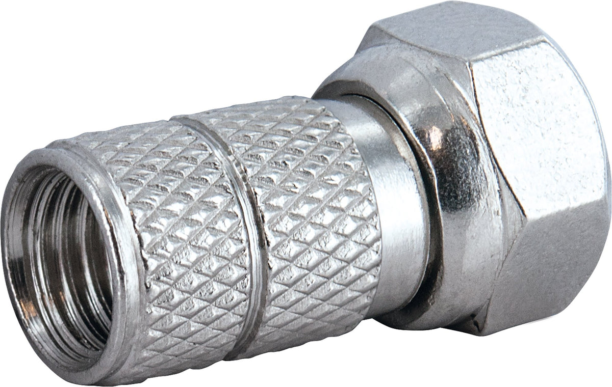 F twist-on connector set of 4 (Ø 8.2 mm)