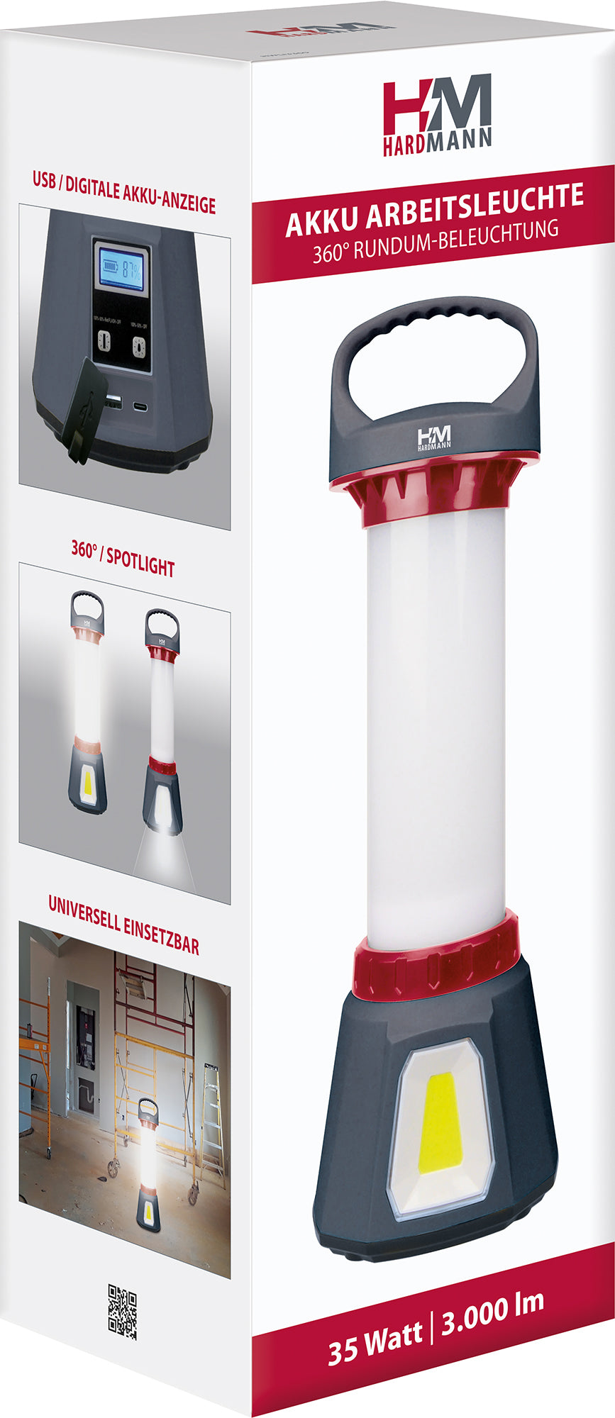Hardmann 360° LED Arbeitsleuchte