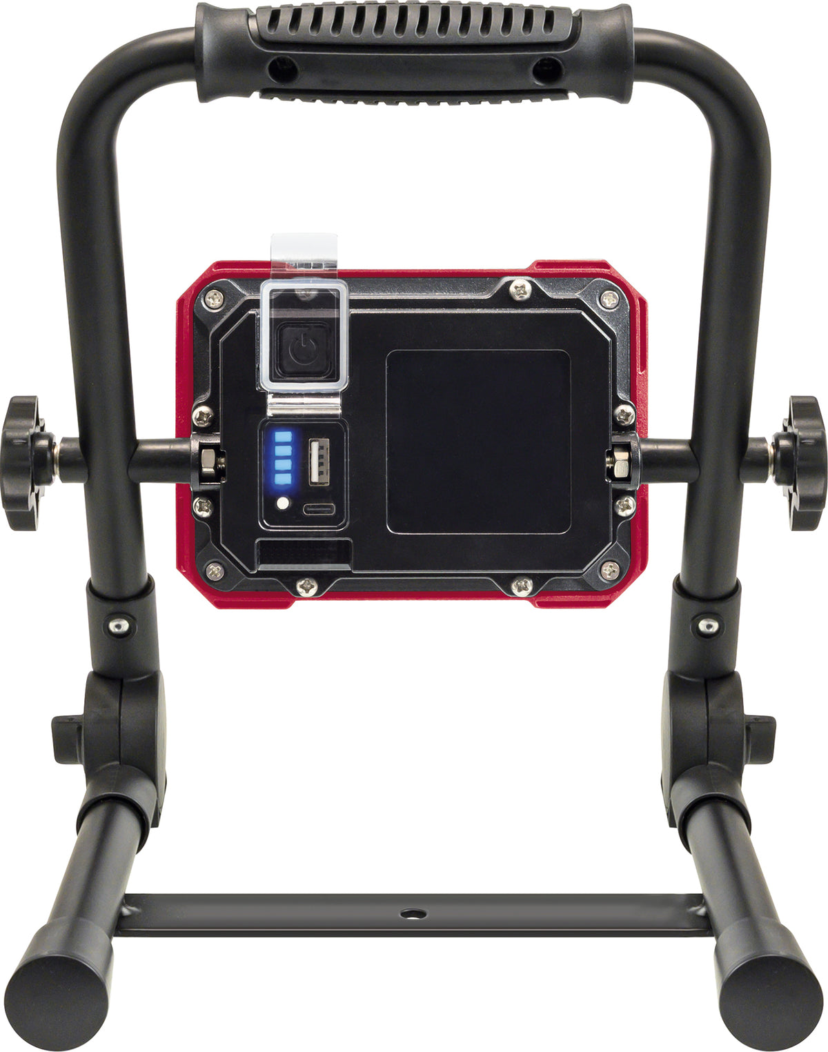 Hardmann Akku-Baustrahler mit Handstativ