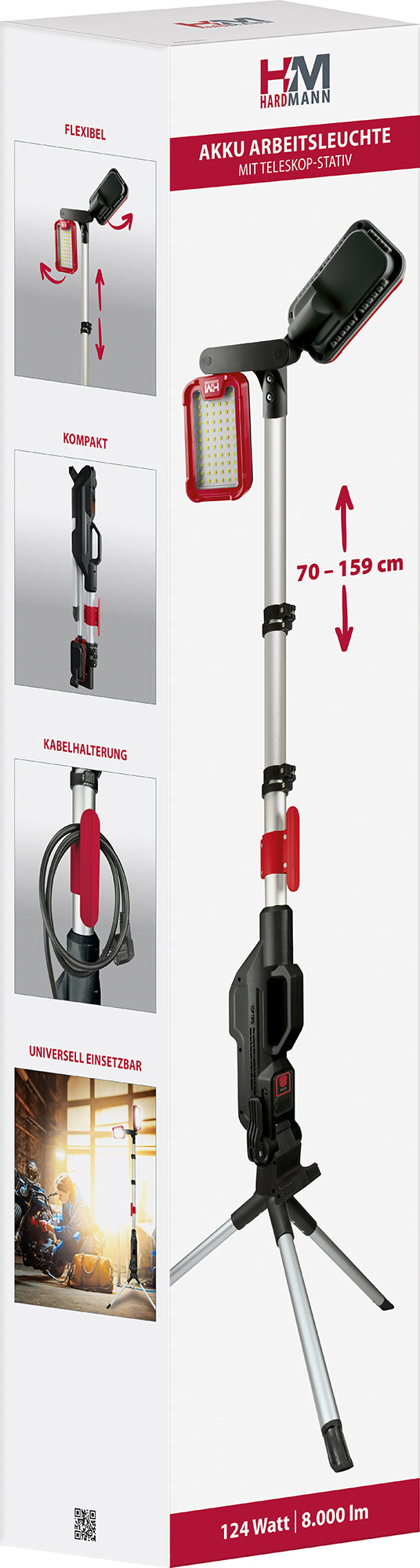 Hardmann 2-fach LED Arbeitsleuchte