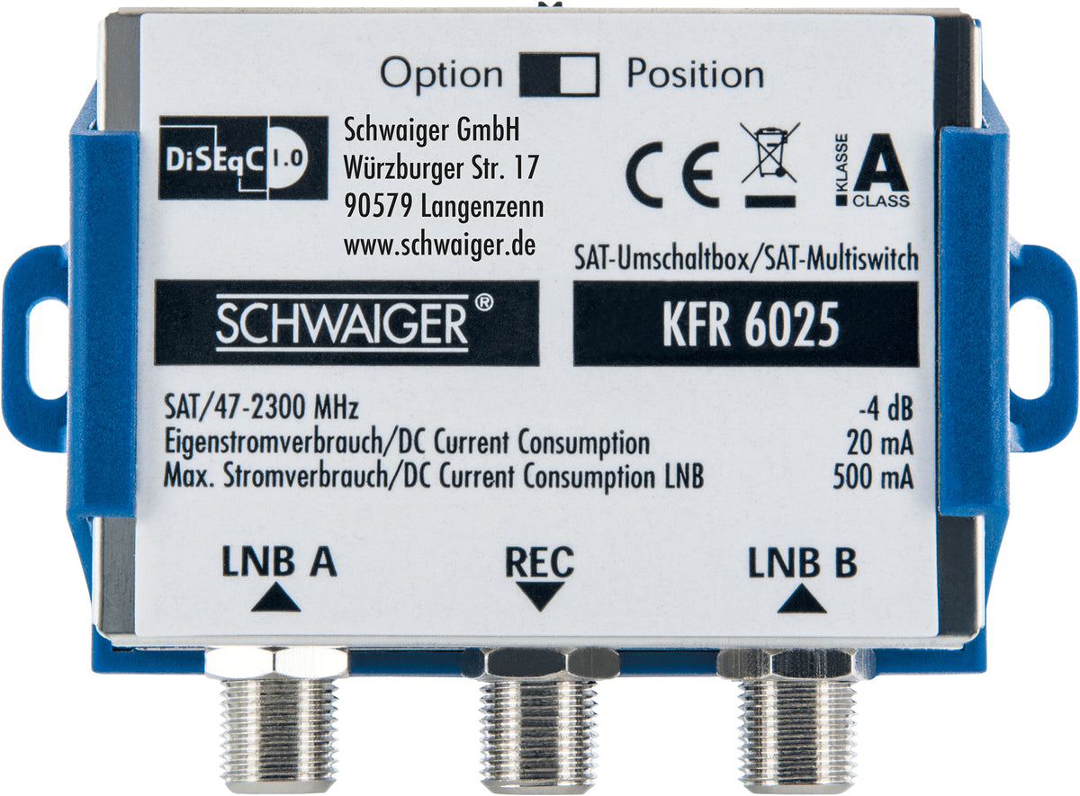 DiSEqC 1.0 Schalter 2>1
