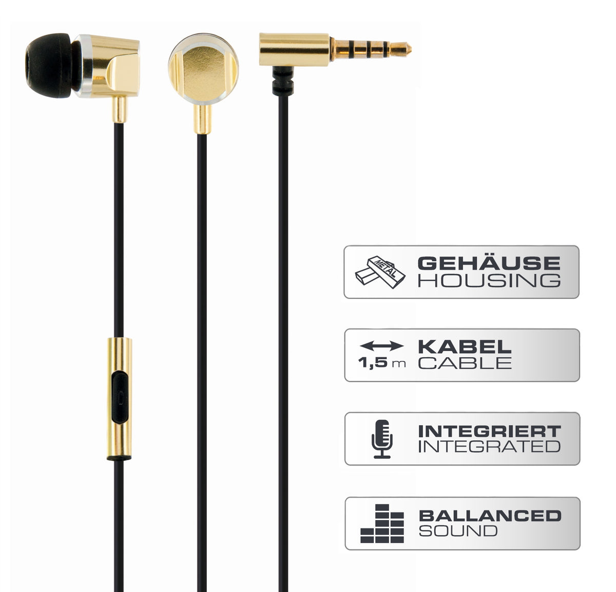 In ear headphones