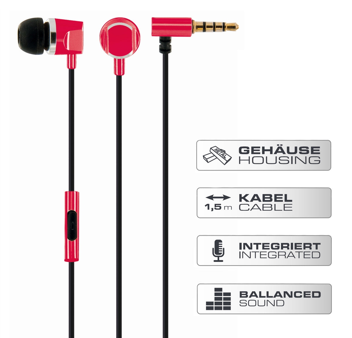 In ear headphones