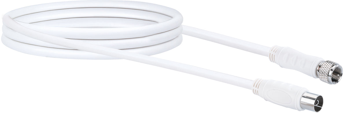 Adapterkabel F-Stecker auf IEC-Buchse 1,5 - 5 m 90 dB