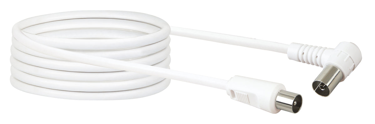 Antennenkabel mit IEC-Winkelstecker 1,5 - 10 m 75 dB