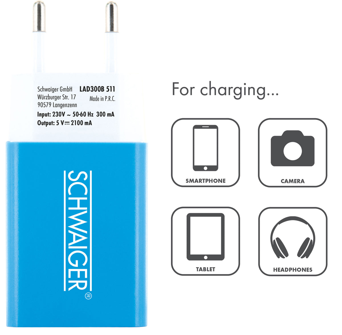 230V USB charger