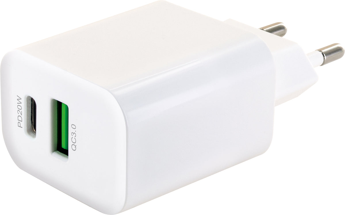 Charger with USB-A + USB-C