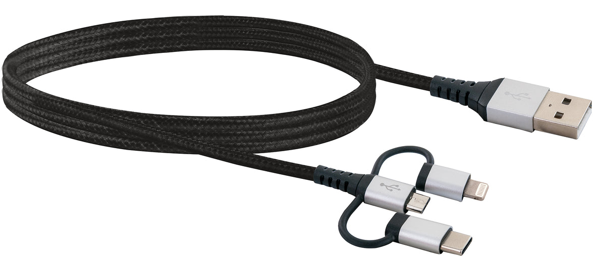 3-in-1 sync & charging cable