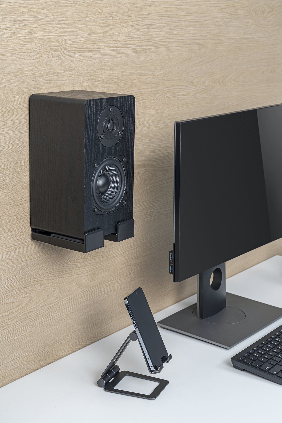 Soundbar wall mount max. 15 kg, adjustable