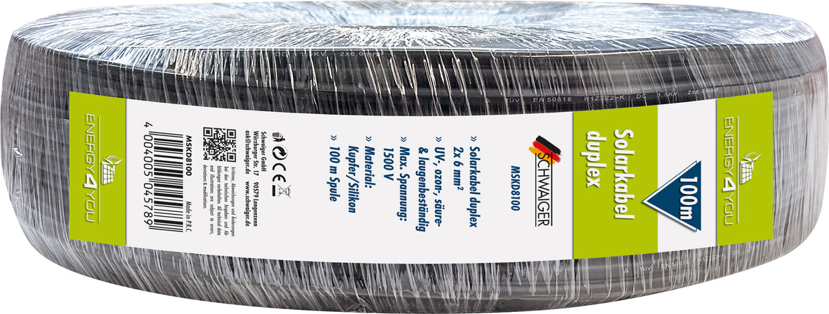 Solarkabel Duplex 2x6mm²