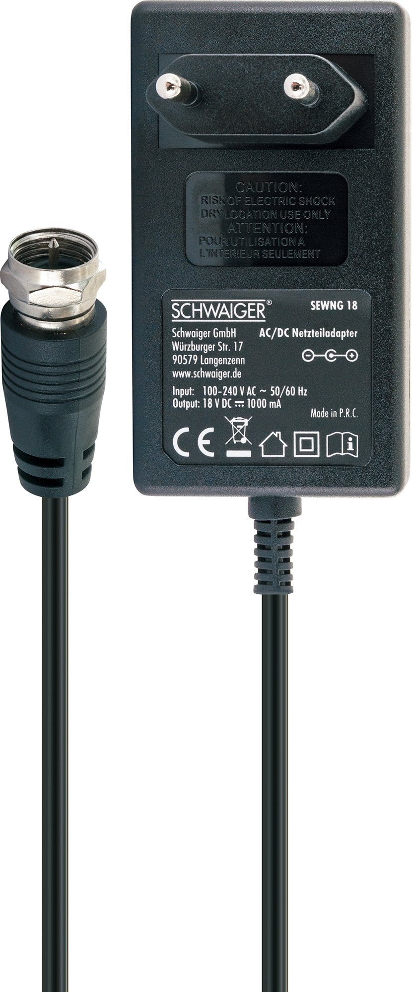 18 V plug-in power supply
