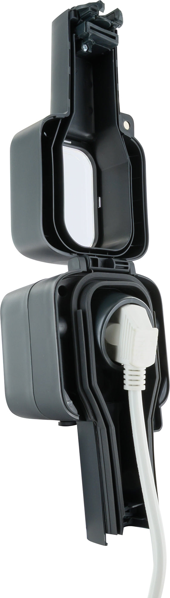 Outdoor surface-mounted socket