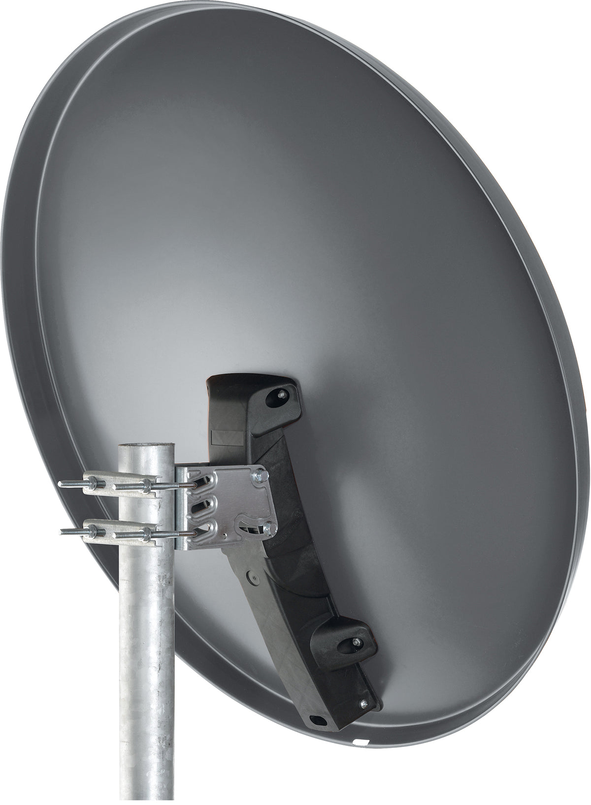 Aluminium Satellitenschüssel 80 cm anthrazit