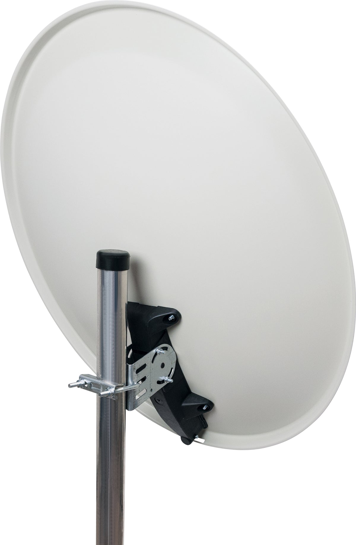 Satellite dish steel light grey 70 cm
