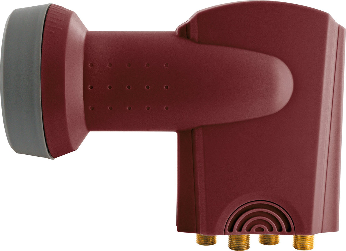 Quad LNB digital SUN PROTECT ziegelrot