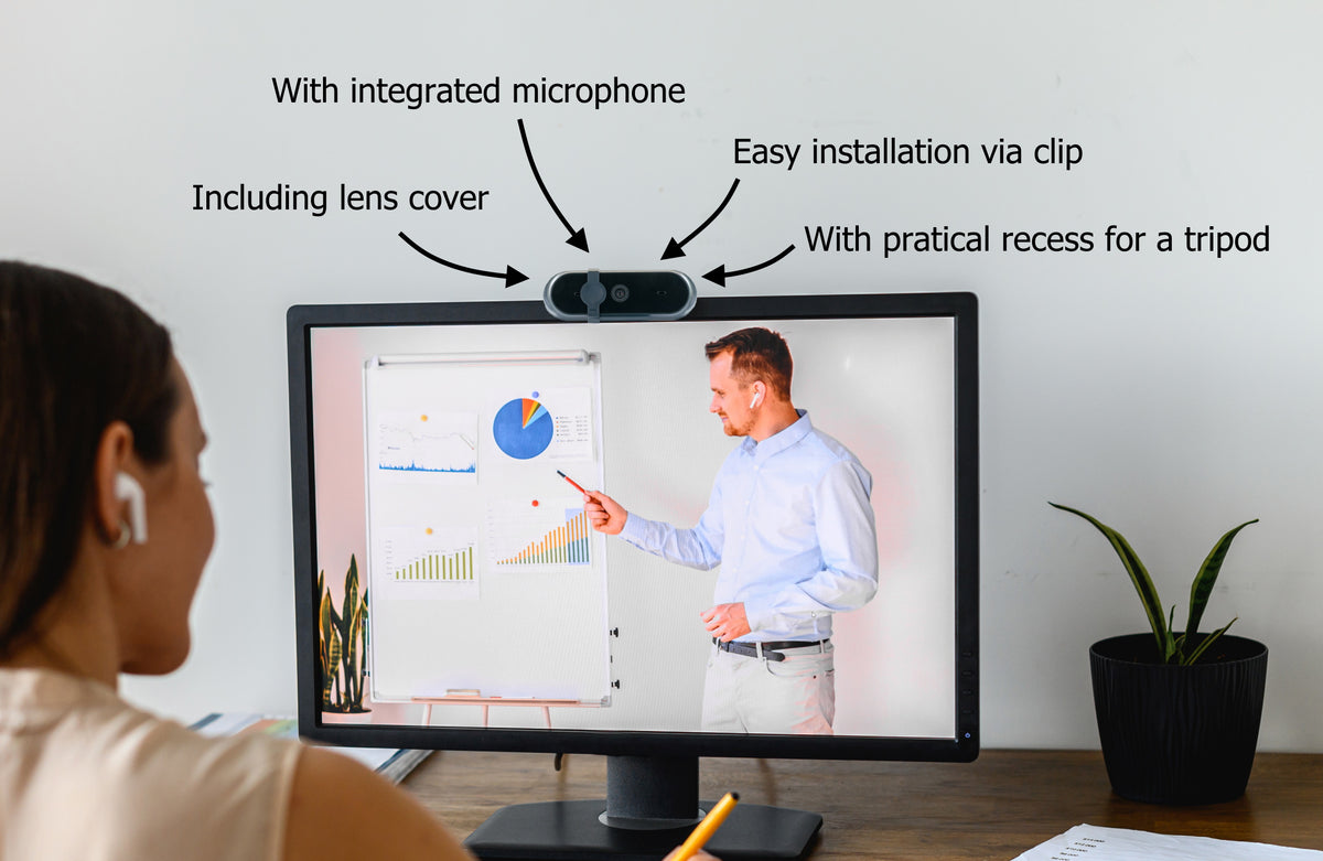 Webcam with privacy cover