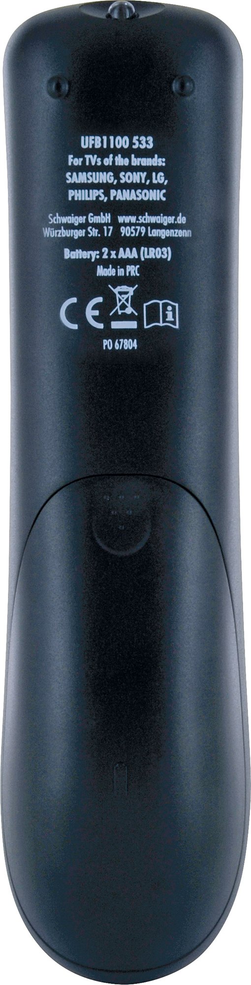 2 IN 1 universal remote control * Comfort Plus *