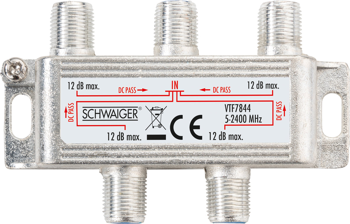 4-way distributor (12 dB)