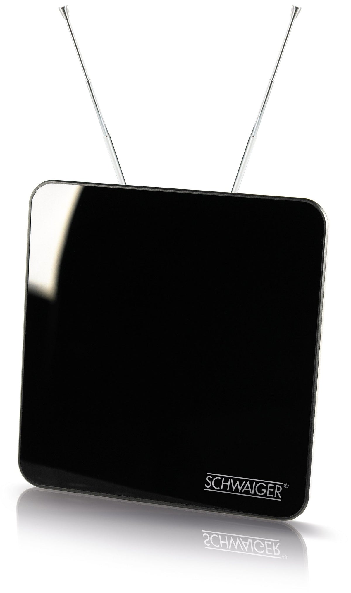Zimmerantenne aktiv DVB-T2 VHF UHF schwarz
