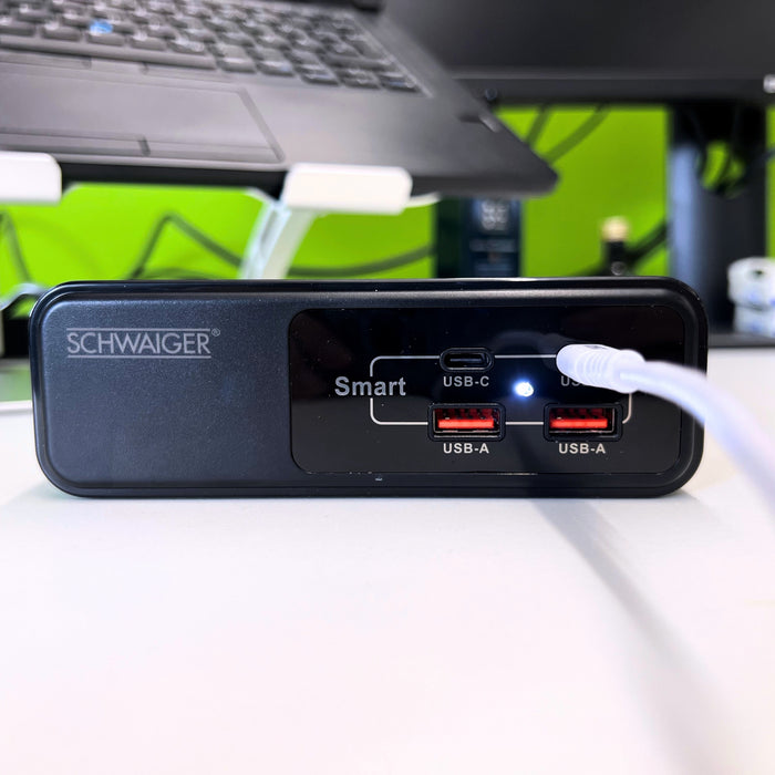 Power strip extension with USB-C &amp; USB-A charger 83W 