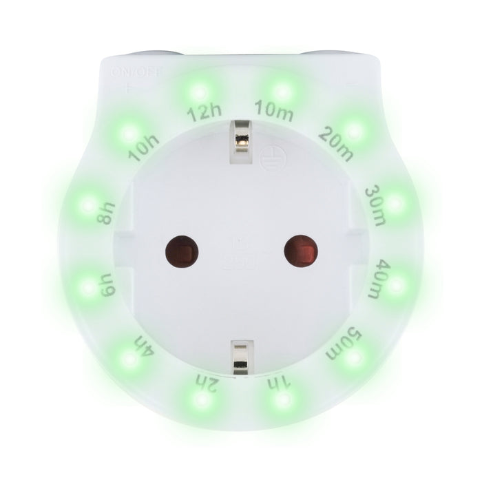 Intermediate socket with timer