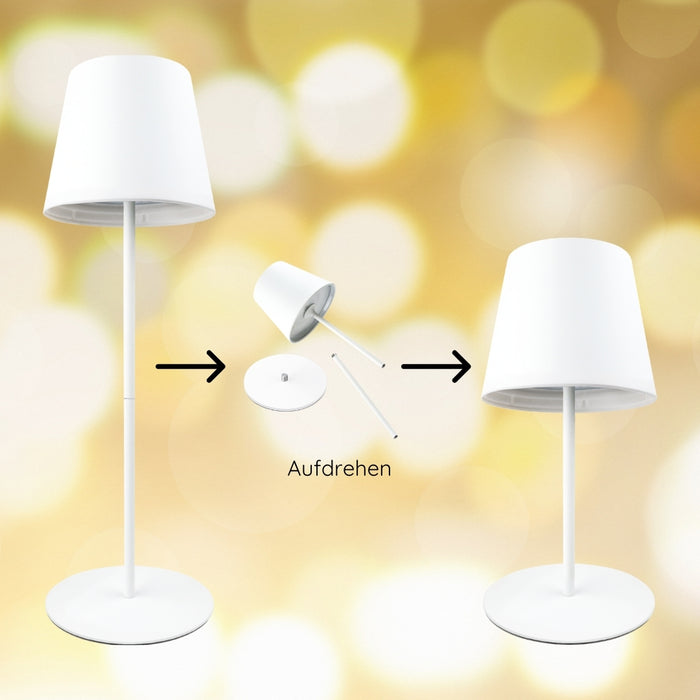 RGB table lamp with touch control