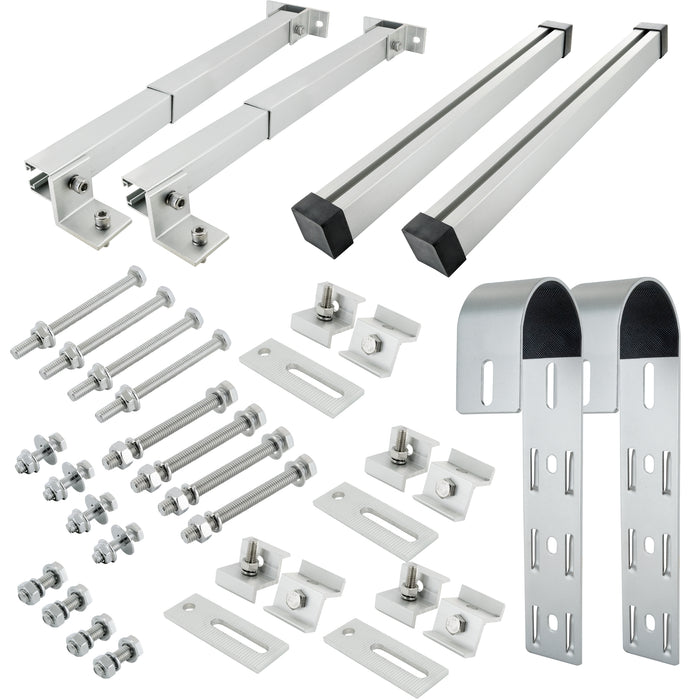 Geländerhalterung für Solarmodul silber