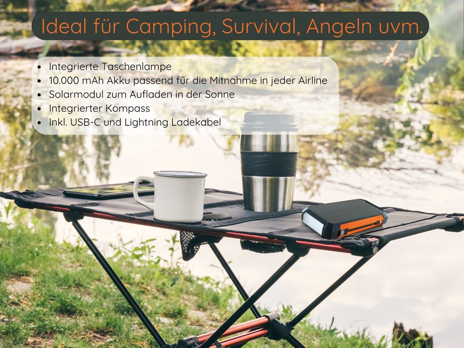 Solar Powerbank 10.000 mAh