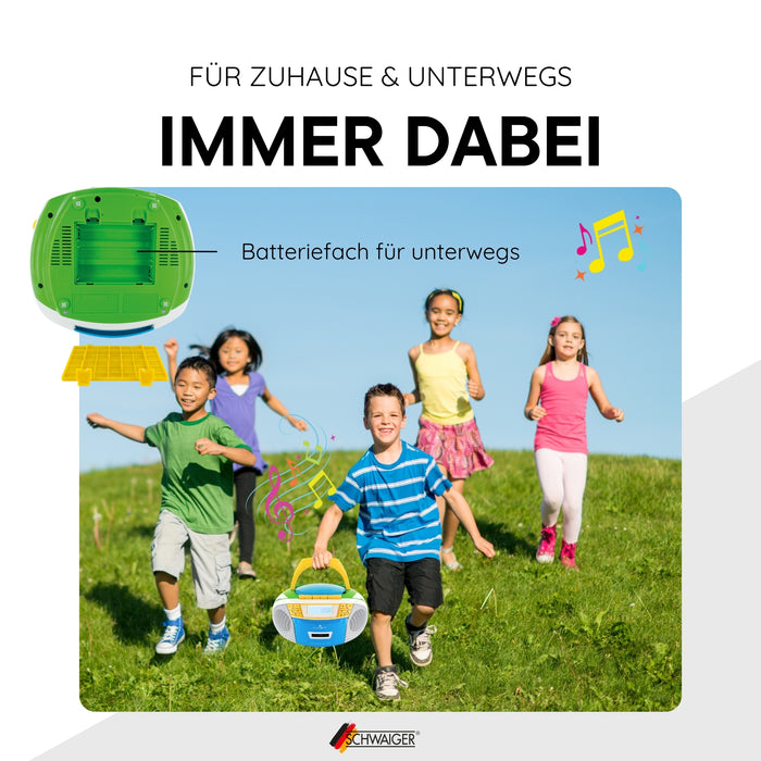 CD-Player mit Kassettenspieler und Radio