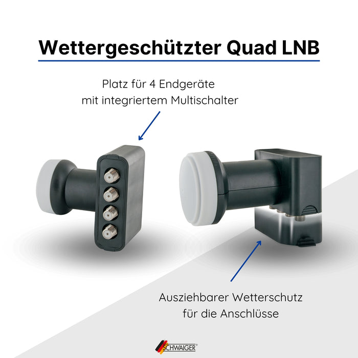 Satellitenanlage Set Hellgrau Stahl 75 cm