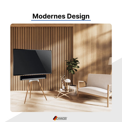 TV easel set (with soundbar holder)