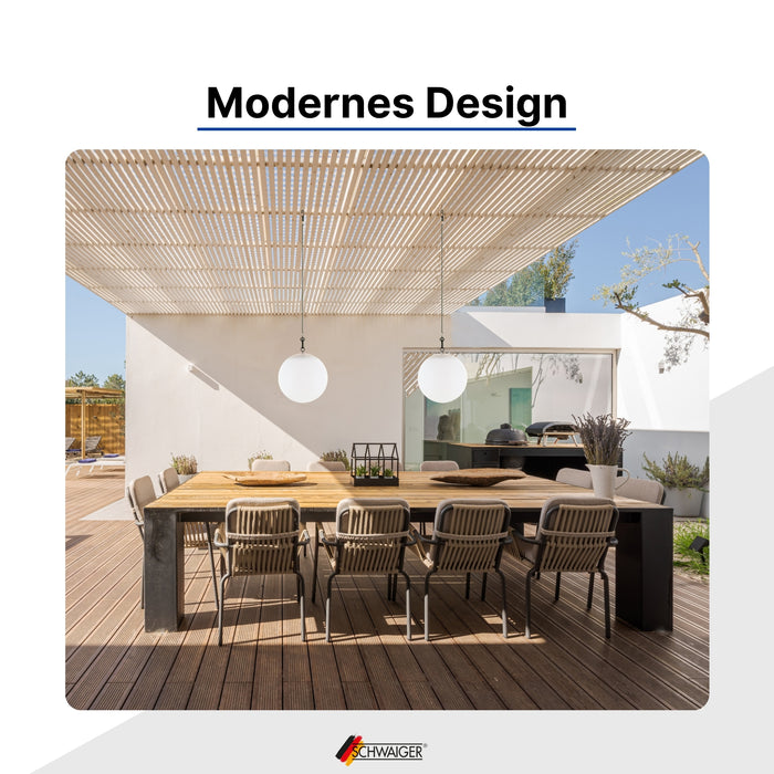 Solar-Hängeleuchte mit Nylonkordel