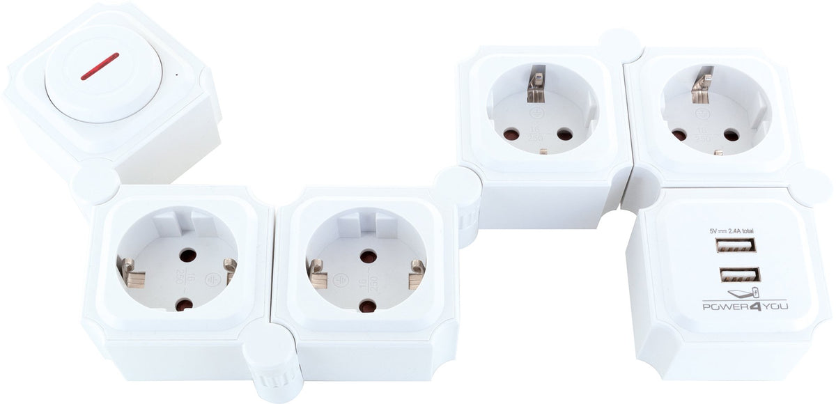 Flexible socket strip