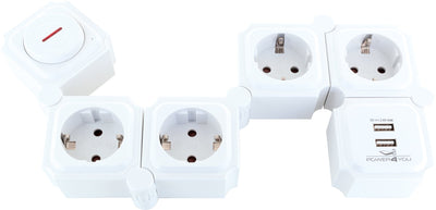 Flexible socket strip