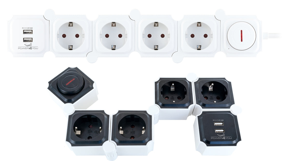Flexible socket strip