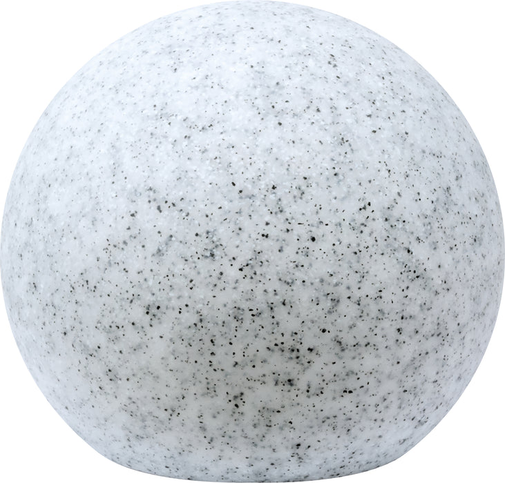 Solar-Leuchtkugel mit Erdspieß in Steinoptik 20/25 cm