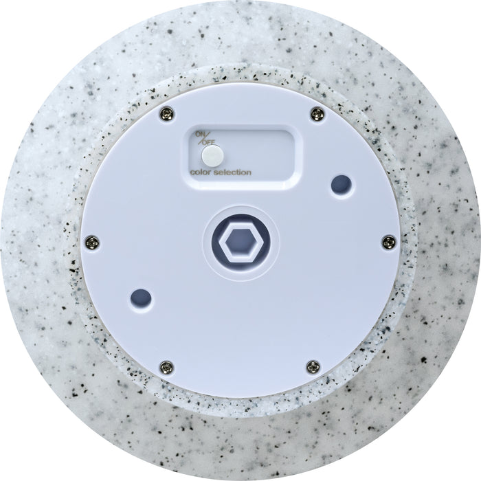 Solar-Leuchtkugel mit Erdspieß in Steinoptik 20/25 cm