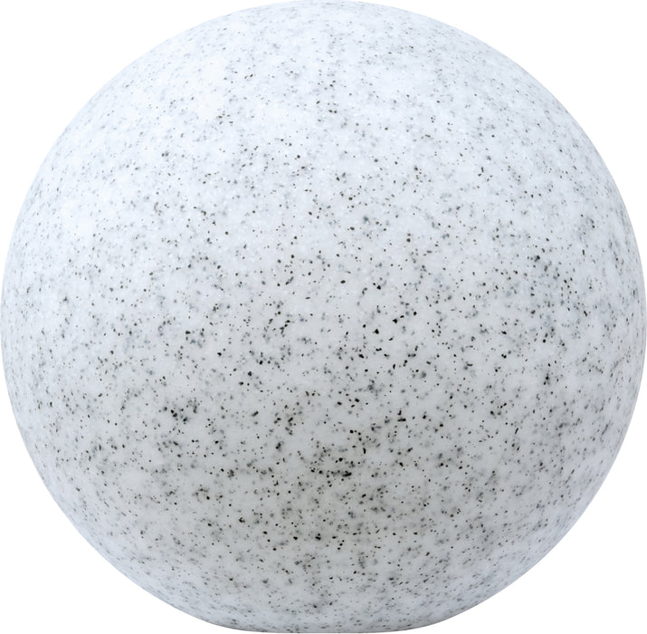 Solar-Leuchtkugel mit Erdspieß in Steinoptik 20/25 cm