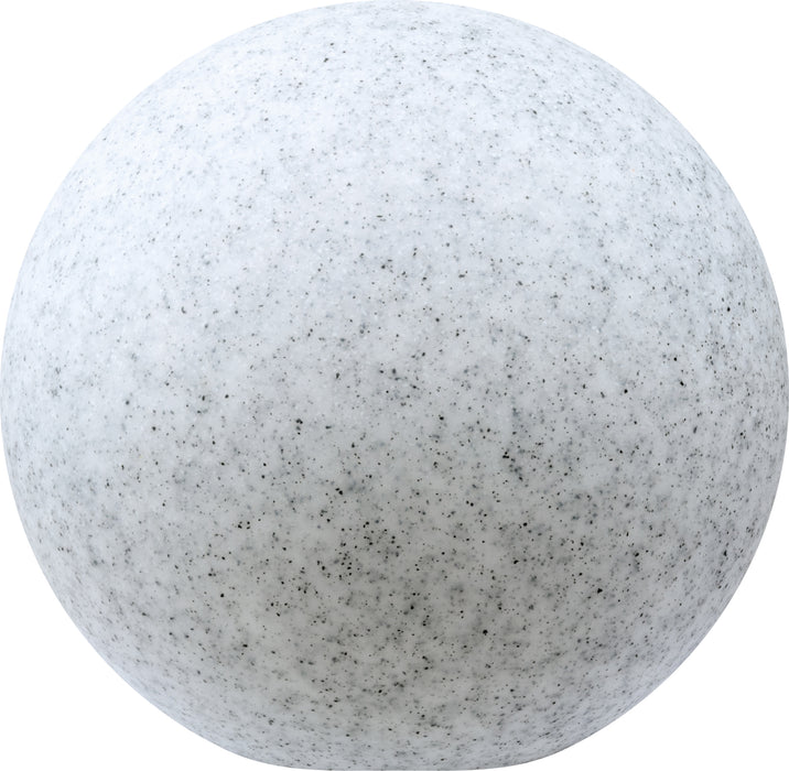 RGB LED outdoor solar light ball in stone look