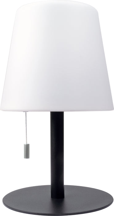 Solar-Tischleuchte mit Zugschalter