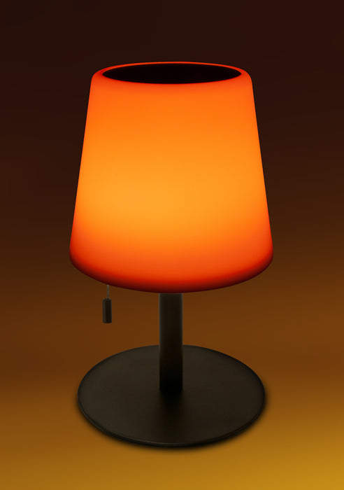 Solar-Tischleuchte mit Zugschalter