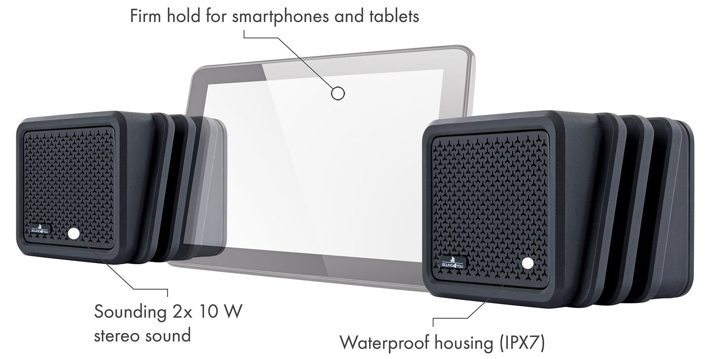 Bluetooth® Stereo Lautsprecher (2x10W)