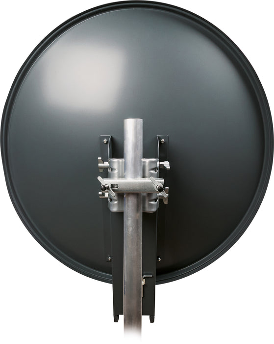 Satellitenanlage Set Anthrazit Aluminium 75 cm